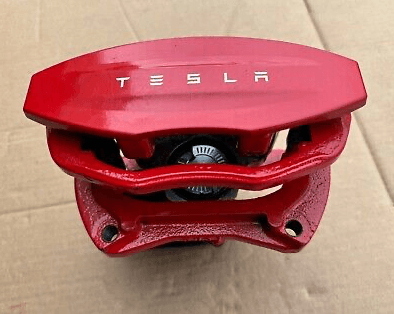 Model S/X Remklauw Achter Links - ROOD (OEM)
