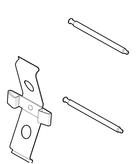 Model X / S voor remklauw pen en veerset