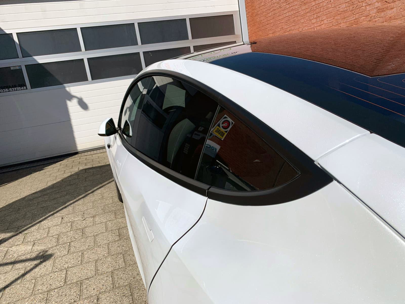 Tint the windows of your Tesla Model 3-Rear