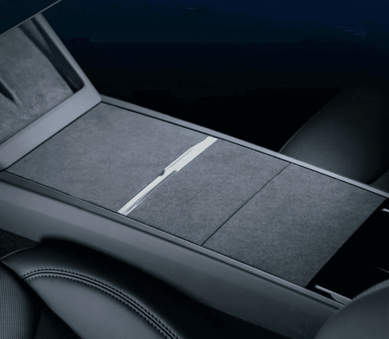 Model 3 Highland - Alcantara set voor de middenconsole