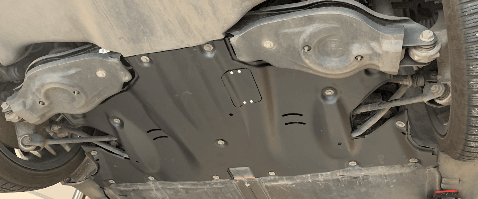 Model 3 - Motor bodem beschermplaat - Achterzijde