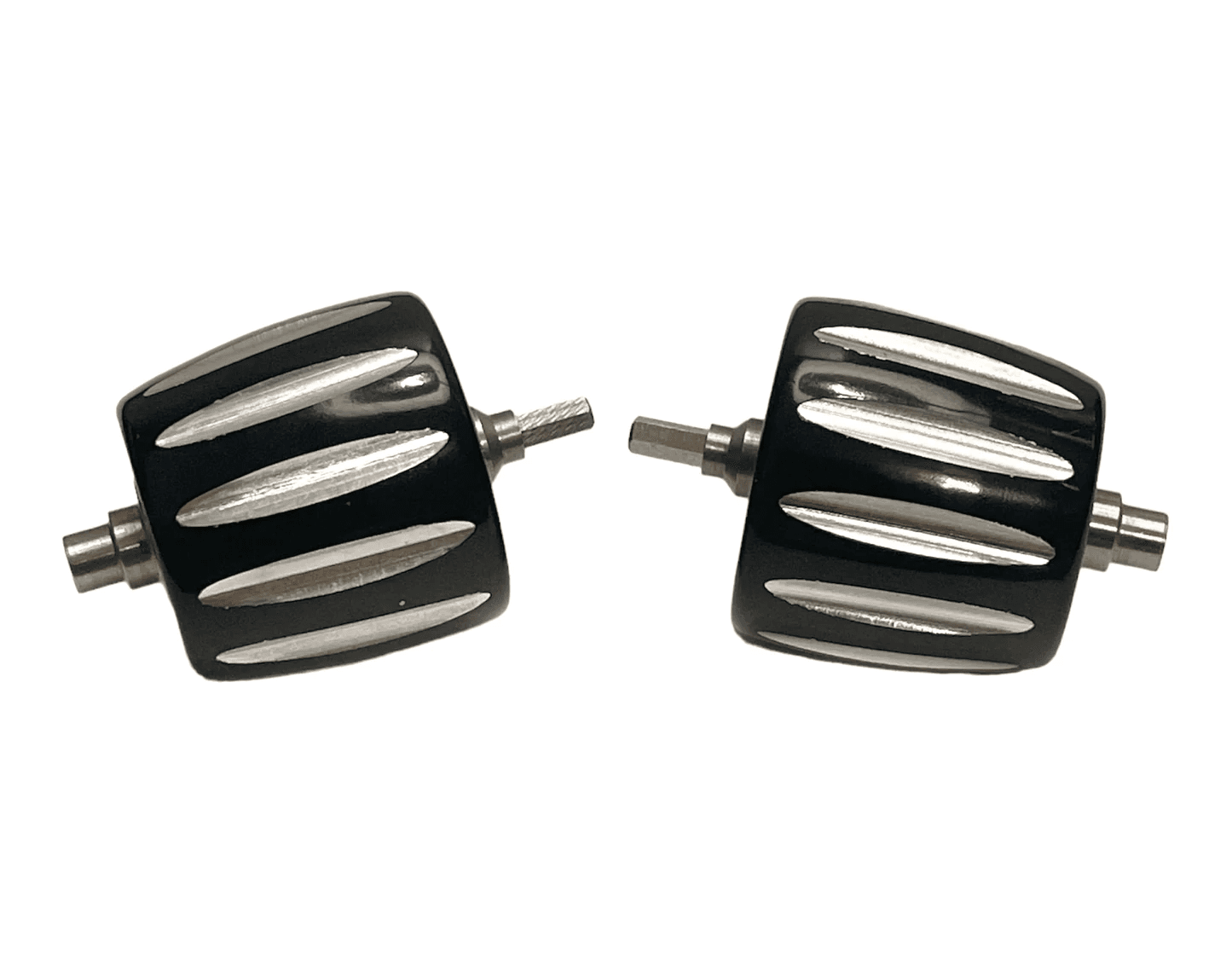 Model S/X verbeterde metalen scroll wielen. Set van 2 