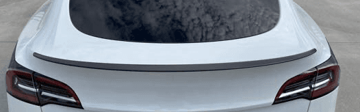 Model Y - Achterspoiler in carbon of ABS, glans of mat