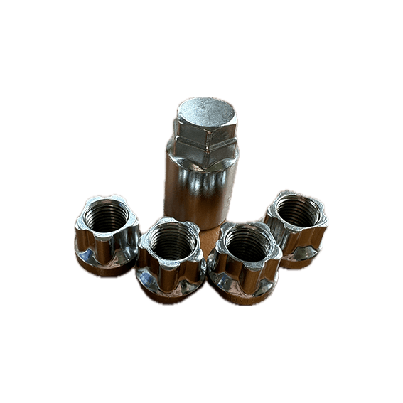 4 Wielsloten met sleutel