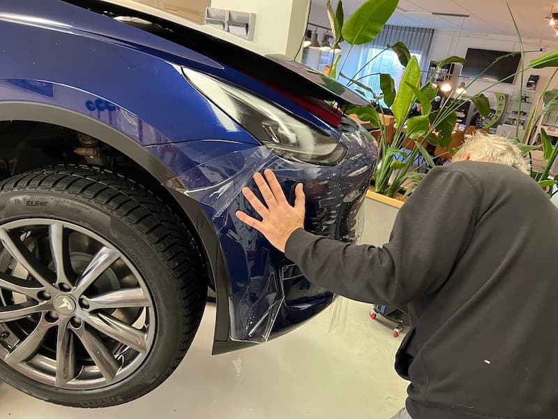 XPEL Paint protection film Model 3