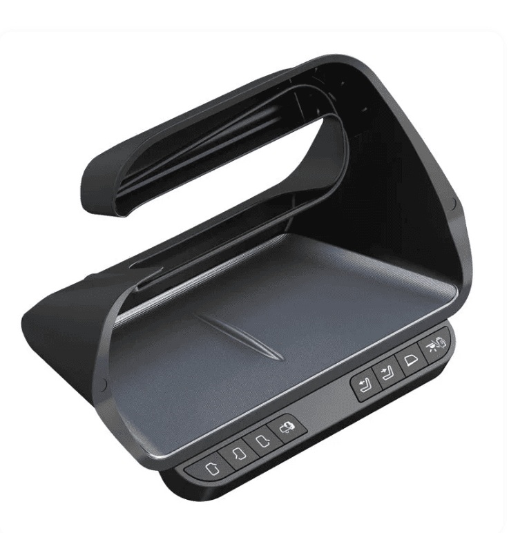 Tesla Model 3 & Y Touchscreen opbergvak met slimme bedieningstoetsen.