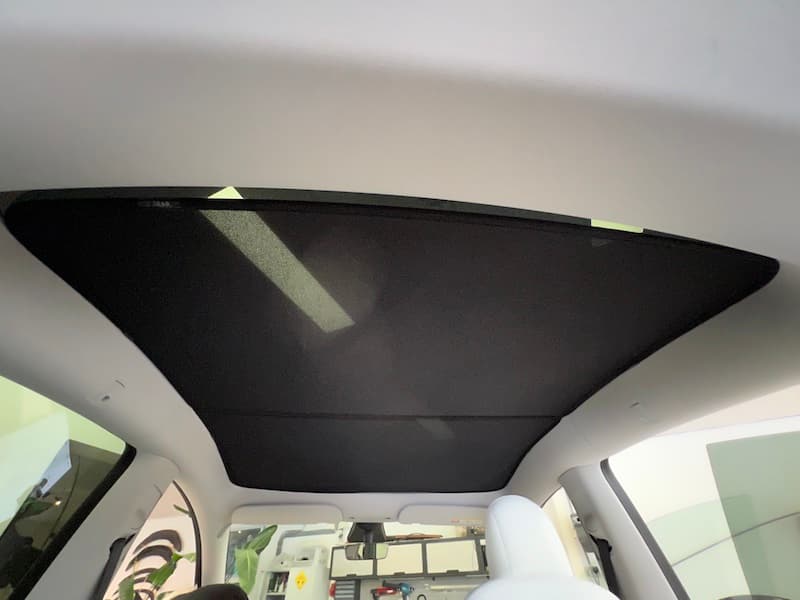 MODEL Y - ZONNESCHERM VOOR GLAZEN DAK (2 delig)