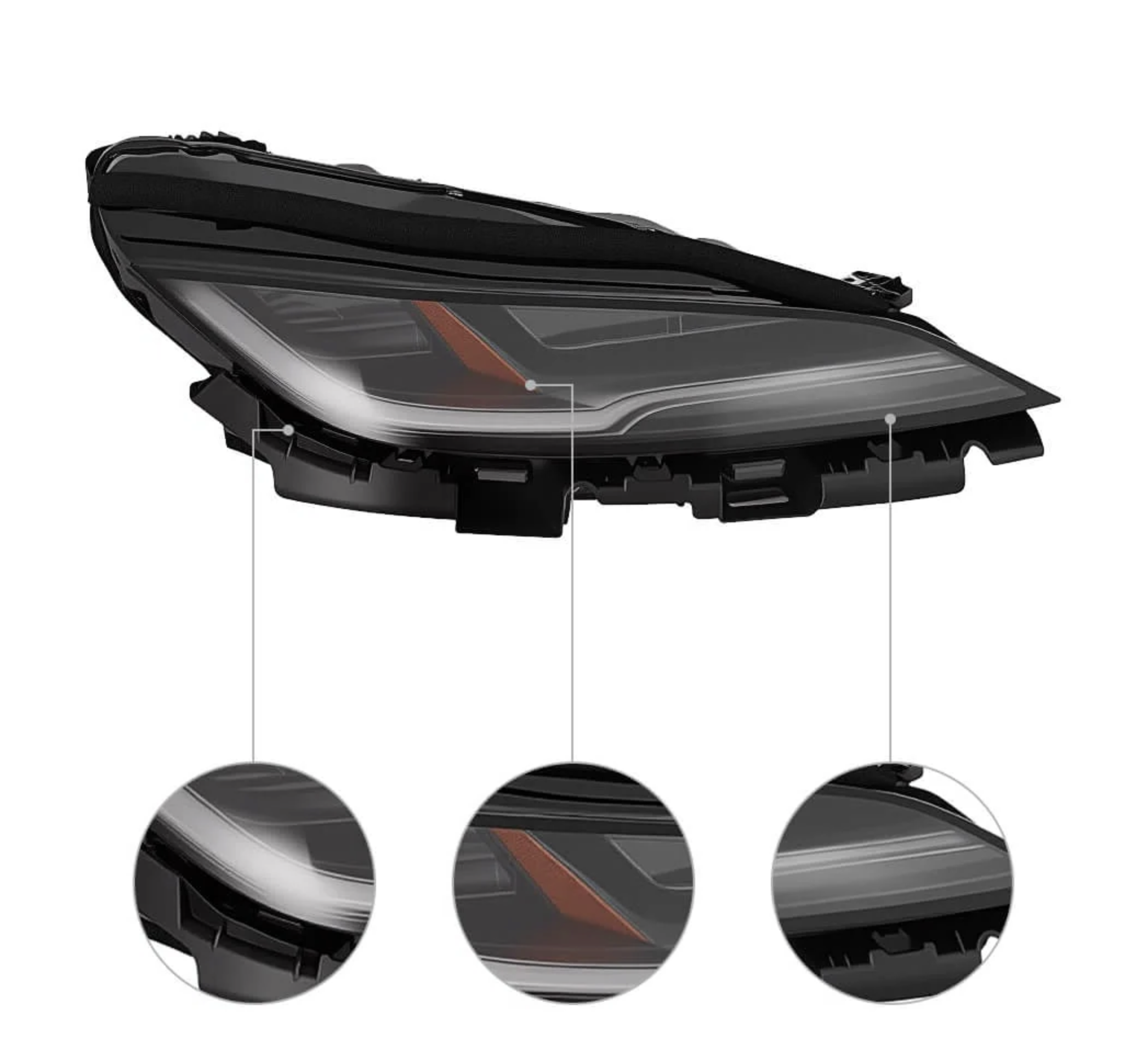 Model 3 highland Matrix koplamp Rechts